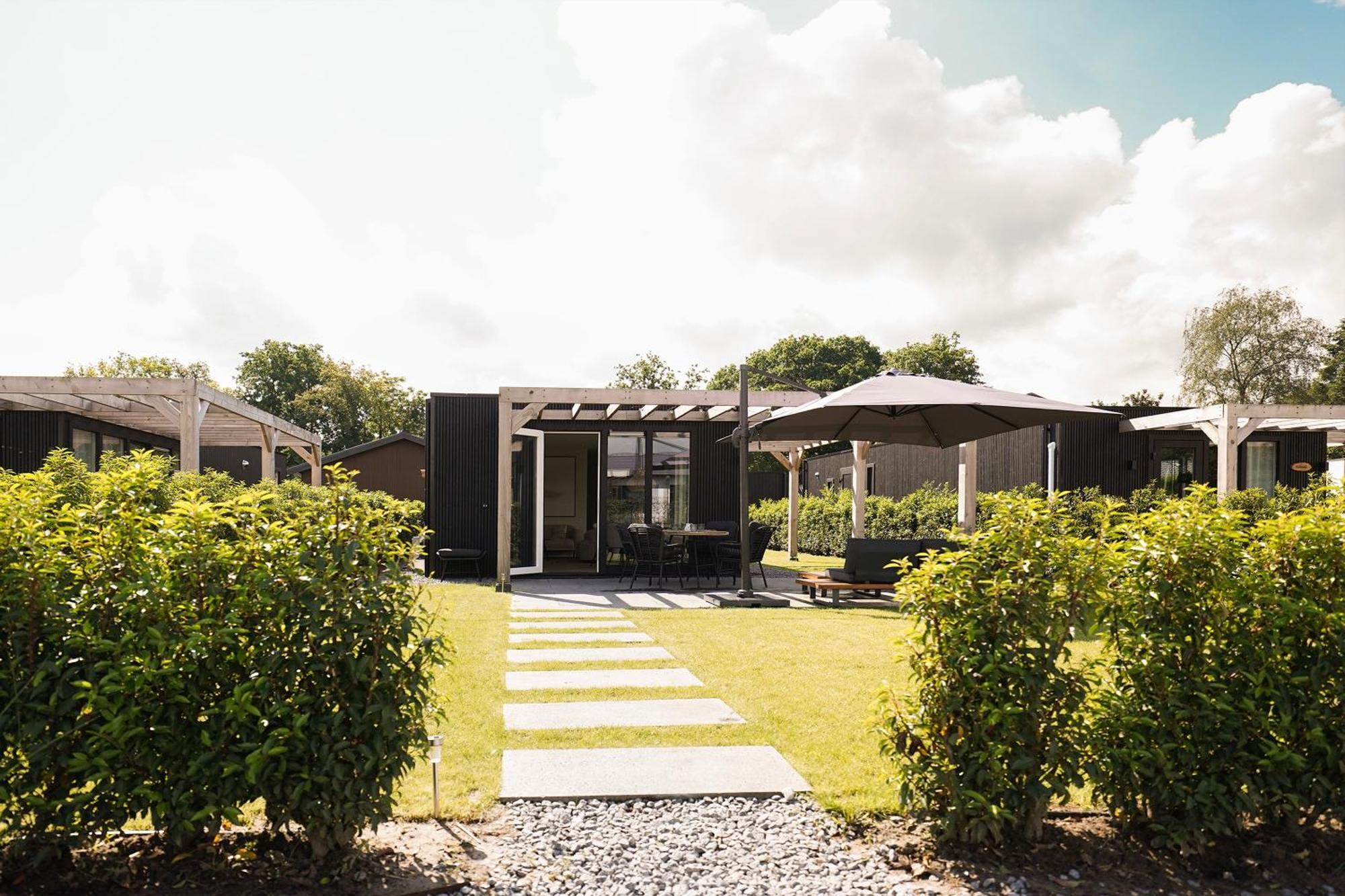 Luxe Lodge 'Bold' Nabij Bos En Veluwemeer - 4 Pers Эрмело Экстерьер фото